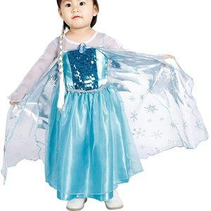 LOEL Princess Costume Blue Dress And Accessories